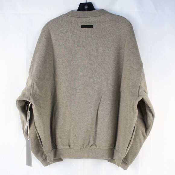 Fear of God Essentials University Print Sweatshirt in Heather Grey Size M - NWT - Picture 2 of 9